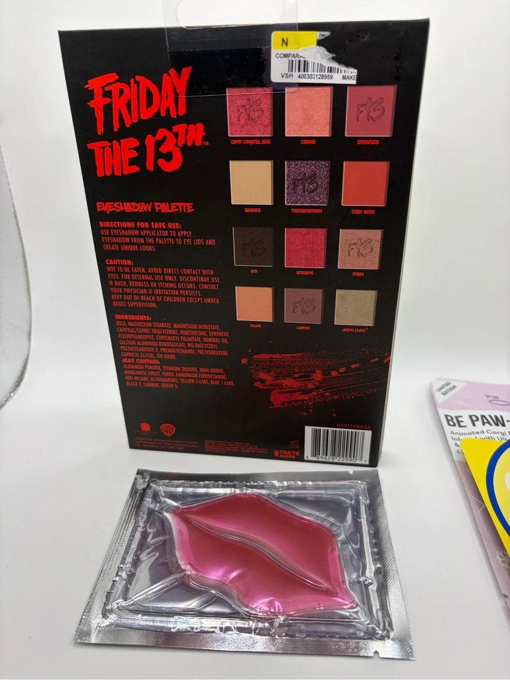 Friday the 13th Glow-In-The-Dark Eyeshadow Palette - Green